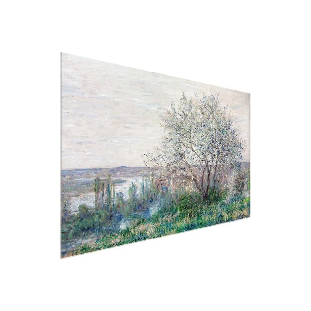 Glasbild Landschaften Claude Monet - Frühlingsstimmung