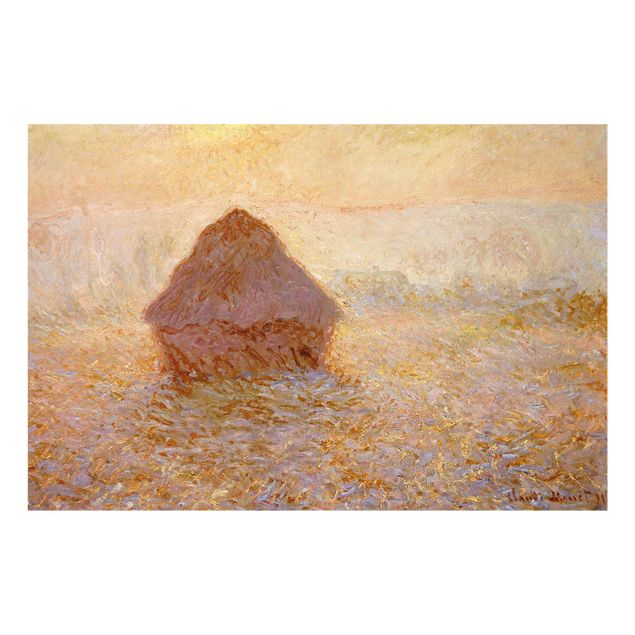 Bilder von Monet Claude Monet - Heuhaufen im Nebel