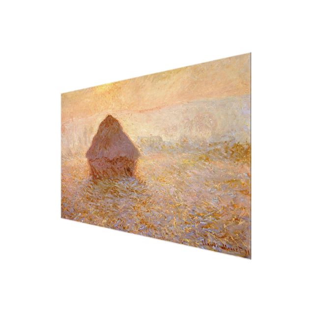 Bilder für die Wand Claude Monet - Heuhaufen im Nebel