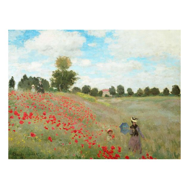 Monet Bilder Claude Monet - Mohnfeld bei Argenteuil