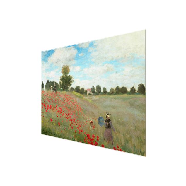 Wandbilder Claude Monet - Mohnfeld bei Argenteuil