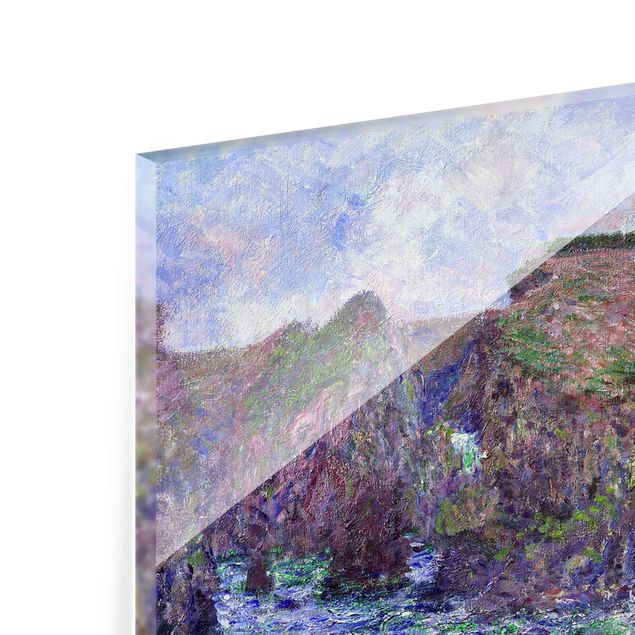 Bilder auf Glas Claude Monet - Port Goulphar