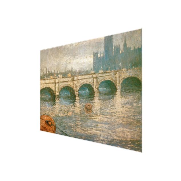 Glasbilder Claude Monet - Themsebrücke