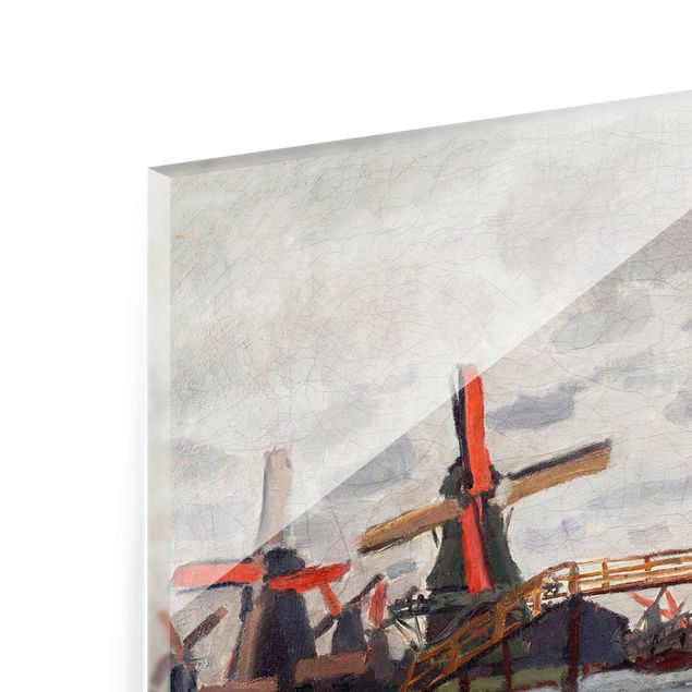 Kunstkopie Claude Monet - Windmühlen Zaandam