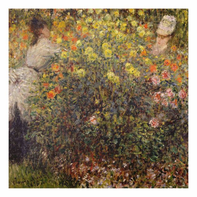 Monet Bilder Claude Monet - Blumengarten