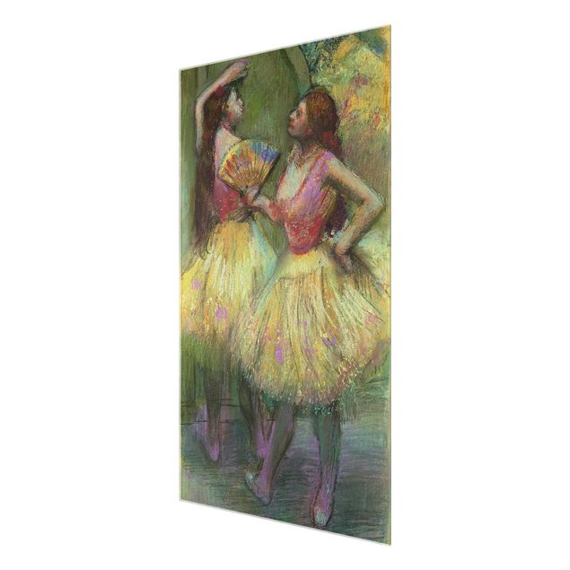 Wandbilder Kunstdruck Edgar Degas - Zwei Tänzerinnen