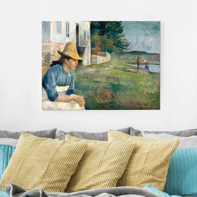 Post Impressionismus Bilder Edvard Munch - Abend