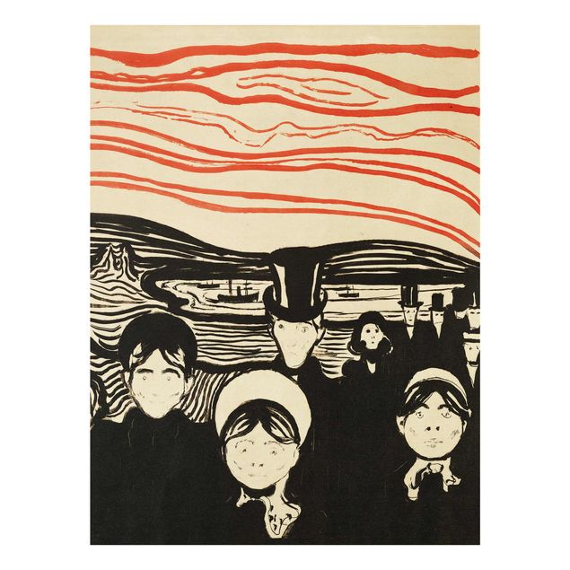 Wandbilder Edvard Munch - Angstgefühl