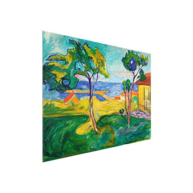 Glasbilder XXL Edvard Munch - Der Garten