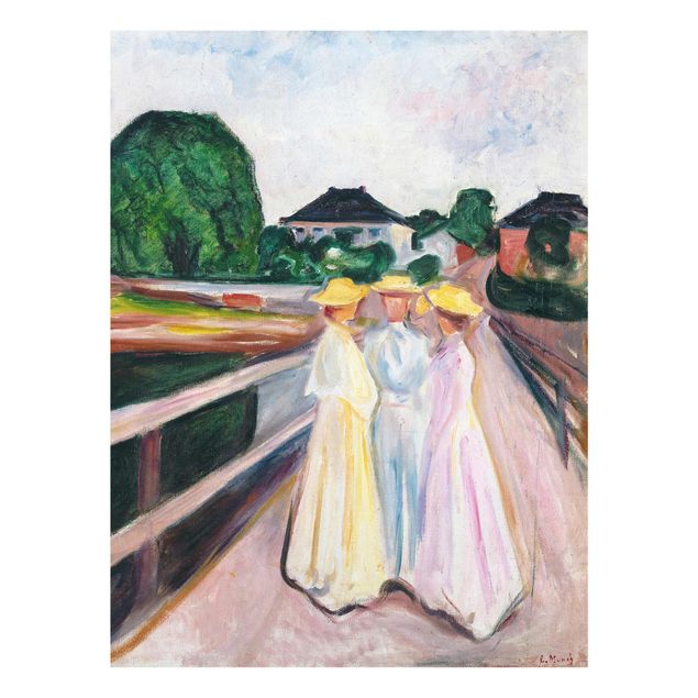 Bilder für die Wand Edvard Munch - Drei Mädchen
