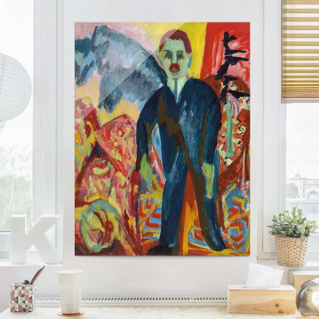 Wandbilder abstrakt Ernst Ludwig Kirchner - Der Krankenwärter