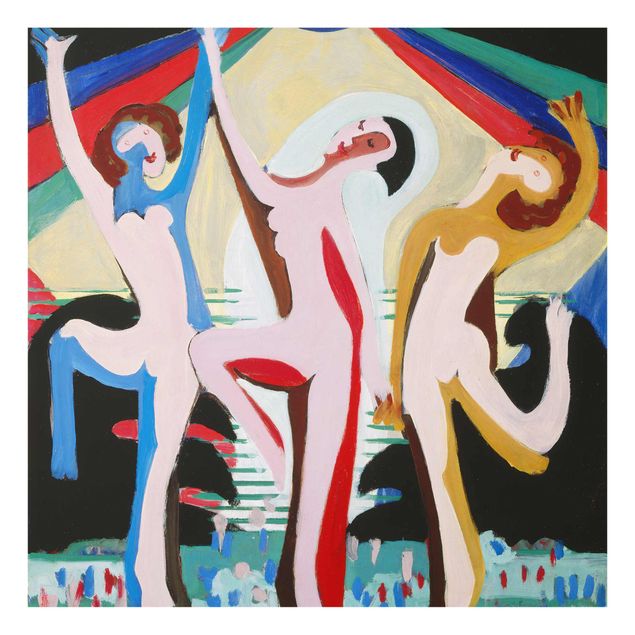 Bilder für die Wand Ernst Ludwig Kirchner - Farbentanz