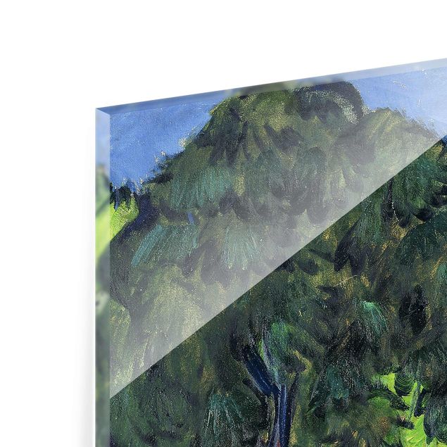 Schöne Wandbilder Ernst Ludwig Kirchner - Landschaft mit Kastanienbaum
