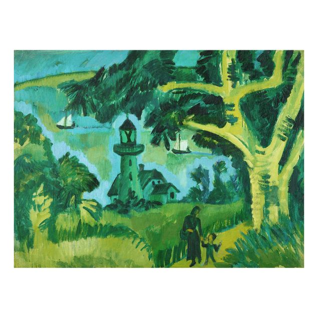 Ernst Ludwig Kirchner Bilder Ernst Ludwig Kirchner - Leuchtturm auf Fehmarn