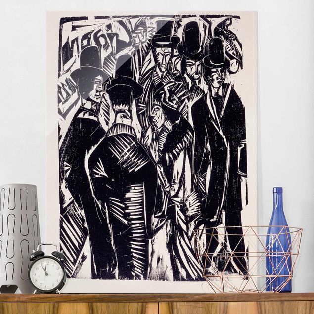 Expressionismus Bilder Ernst Ludwig Kirchner - Straßenszene