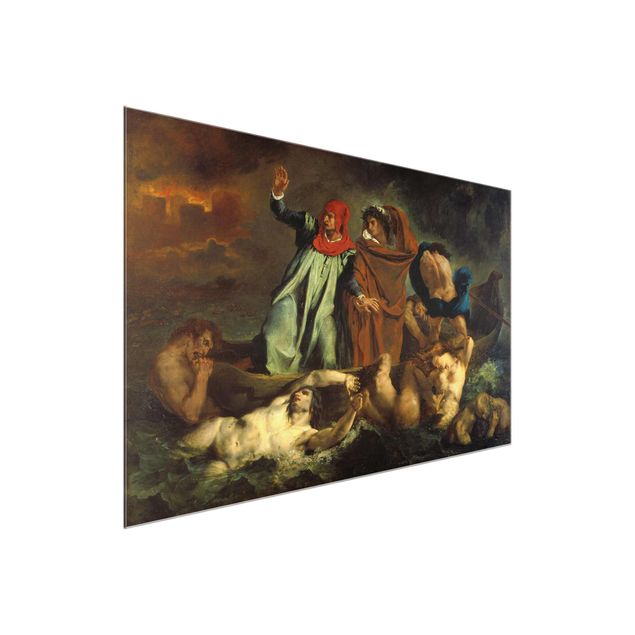 Bilder für die Wand Eugène Delacroix - Dante und Virgil in der Hölle