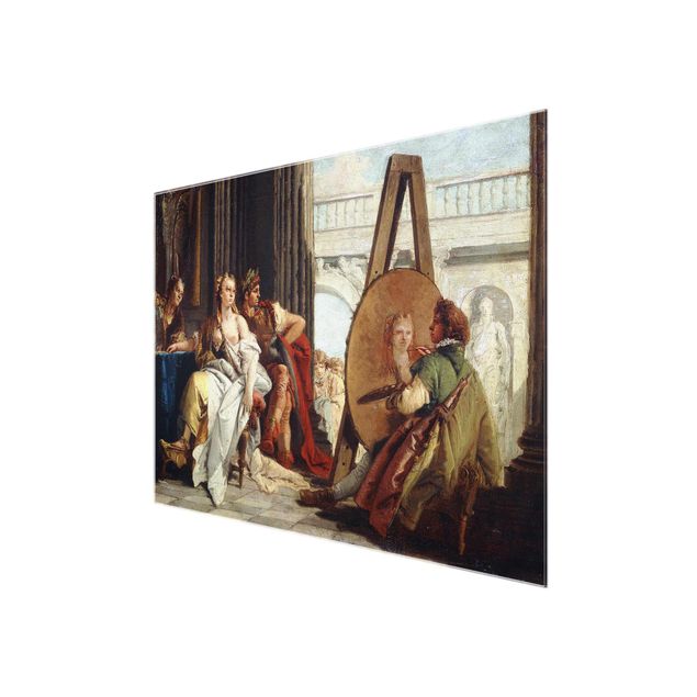 Glasbilder Giovanni Battista Tiepolo - Alexander der Große