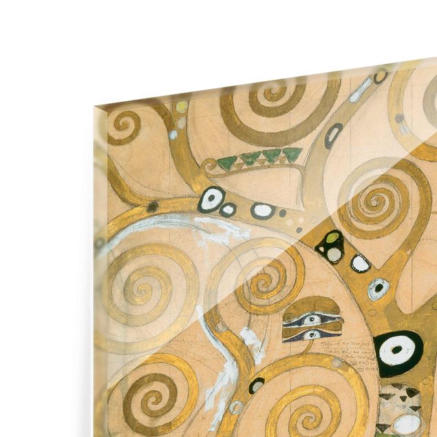 Glasbilder Gustav Klimt - Der Lebensbaum