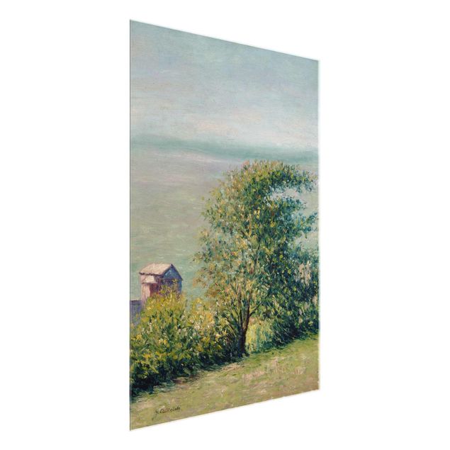 Glasbilder Landschaft Gustave Caillebotte - Am Meer bei Villerville