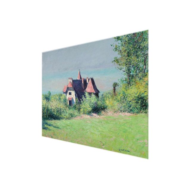 Wandbilder Kunstdruck Gustave Caillebotte - Eine Villa in Trouvile