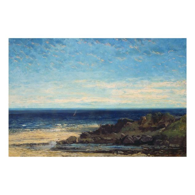 Schöne Wandbilder Gustave Courbet - Blaues Meer