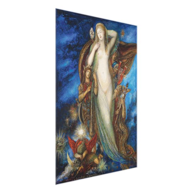 Glasbilder Gustave Moreau - Verherrlichung Helenas
