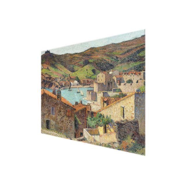 Kunstkopie Henri Martin - Collioure mit Blick auf Hafen