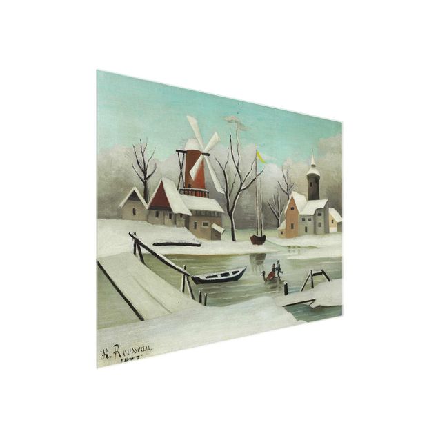 Glasbilder Henri Rousseau - Der Winter