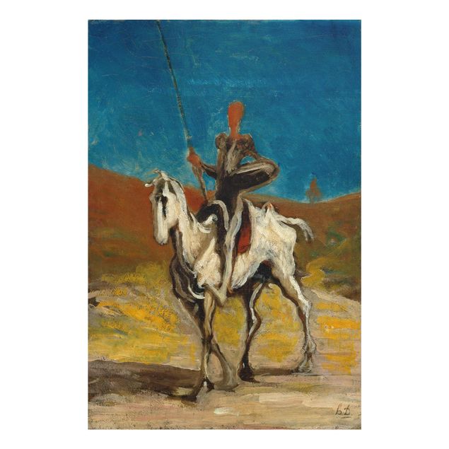 Wandbilder Kunstdruck Honoré Daumier - Don Quixote