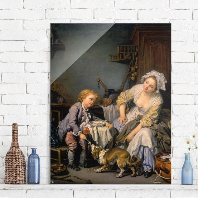 Bilder Barock Jean Baptiste Greuze - Das verwöhnte Kind