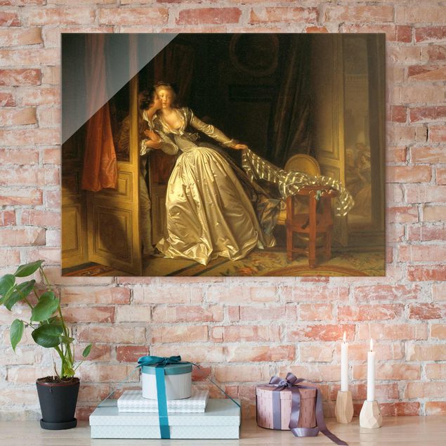 Rokoko Bilder Jean Honoré Fragonard - Der gestohlene Kuss