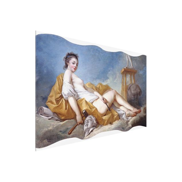 Schöne Wandbilder Jean Honoré Fragonard - Personifikation der Skulptur