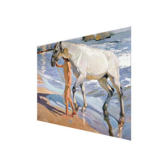 Schöne Wandbilder Joaquin Sorolla - Das Bad des Pferdes