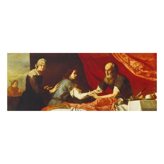 Glasbilder Jusepe de Ribera - Isaac und Jakob