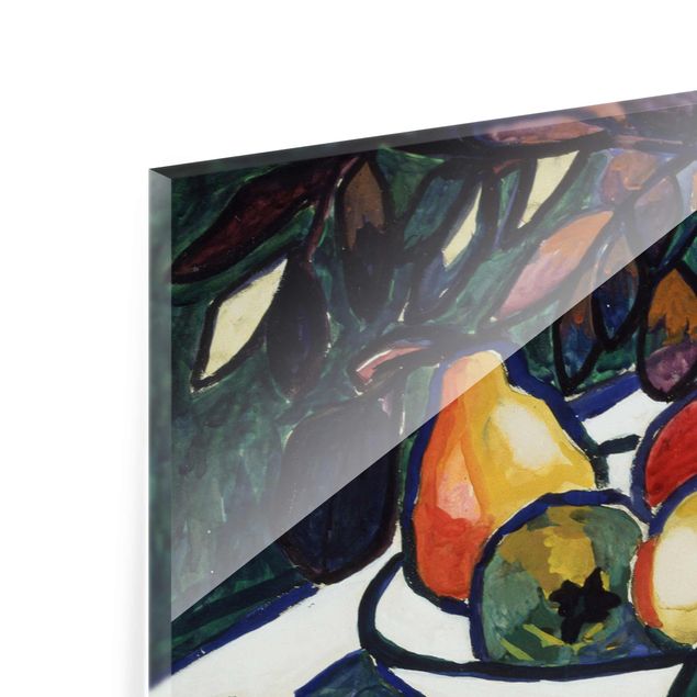 Glasbild - Kunstdruck Kasimir Malewitsch - Stillleben - Quadrat 1:1