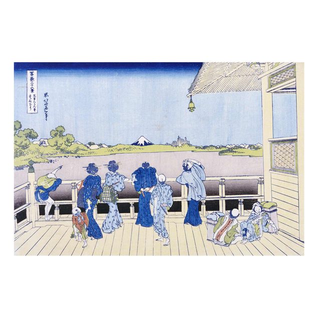 Wandbilder Kunstdruck Katsushika Hokusai - Die Sazai Halle