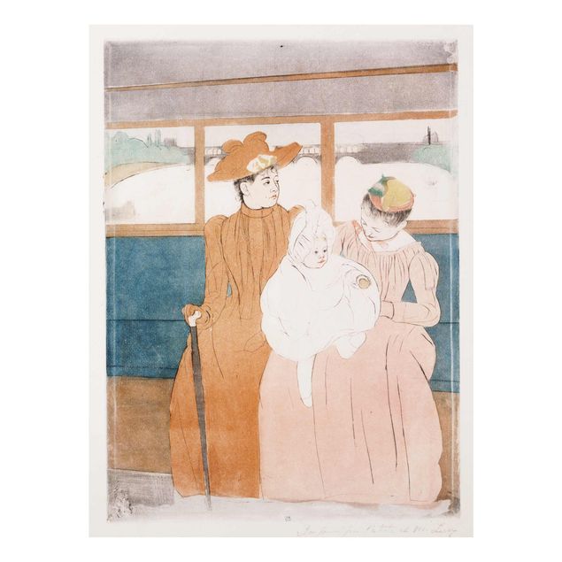 Kunstkopie Mary Cassatt - Im Omnibus