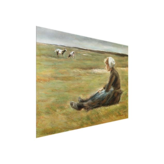 Schöne Wandbilder Max Liebermann - Die Ziegenhirtin