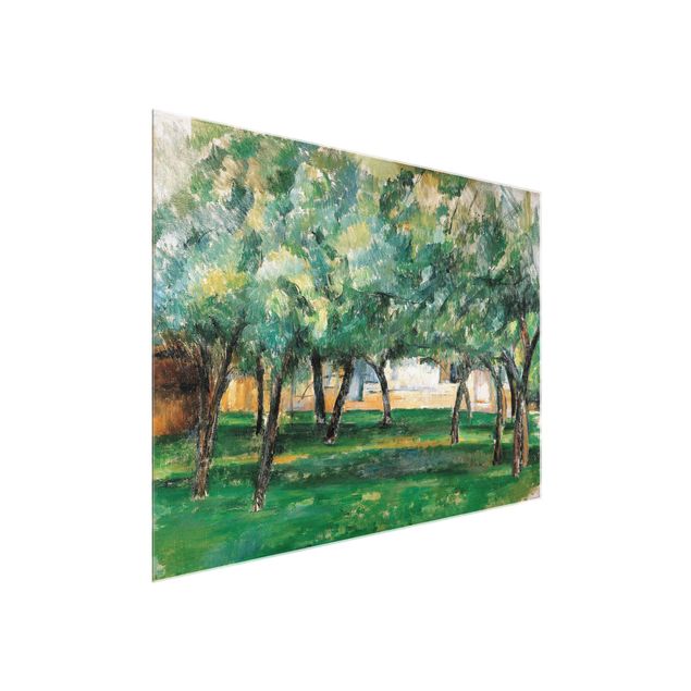 Natur Glasbilder Paul Cézanne - Gehöft Normandie