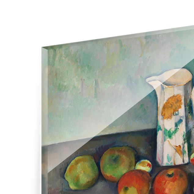 Wandbilder Kunstdruck Paul Cézanne - Stillleben Milchkrug