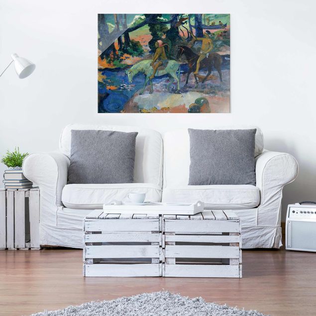Wandbilder Tiere Paul Gauguin - Die Flucht