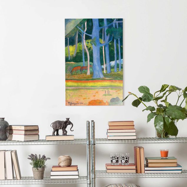 Post Impressionismus Bilder Paul Gauguin - Waldlandschaft