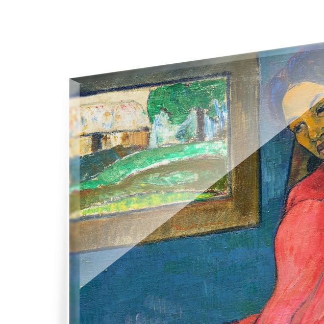 Wandbilder Kunstdruck Paul Gauguin - Melancholikerin