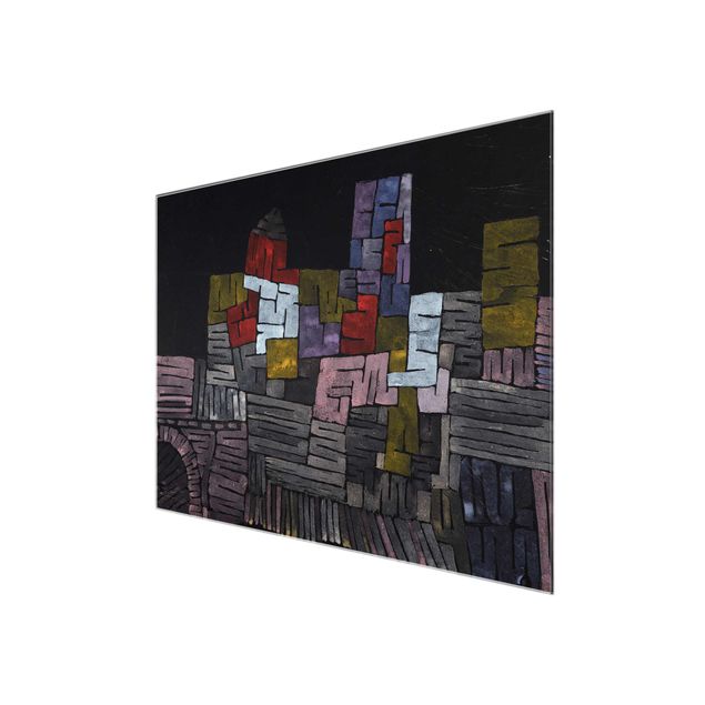 Skyline Glasbilder Paul Klee - Altes Gemäuer