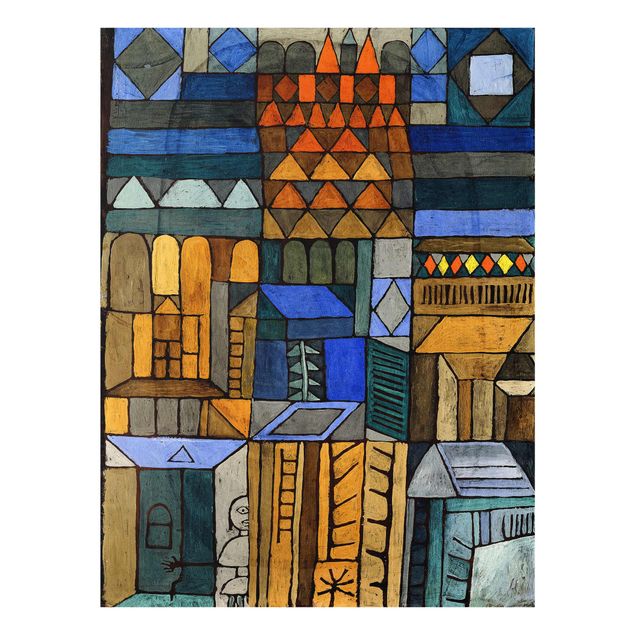 Abstrakte Glasbilder Paul Klee - Beginnende Kühle