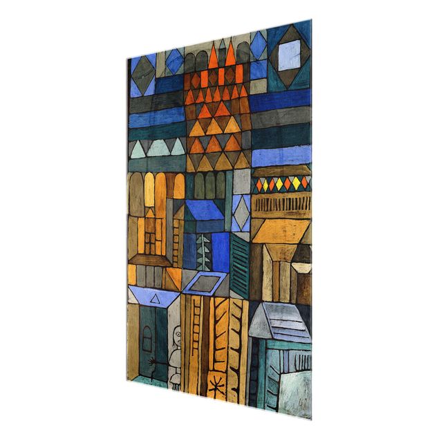 Glasbilder Skyline Paul Klee - Beginnende Kühle