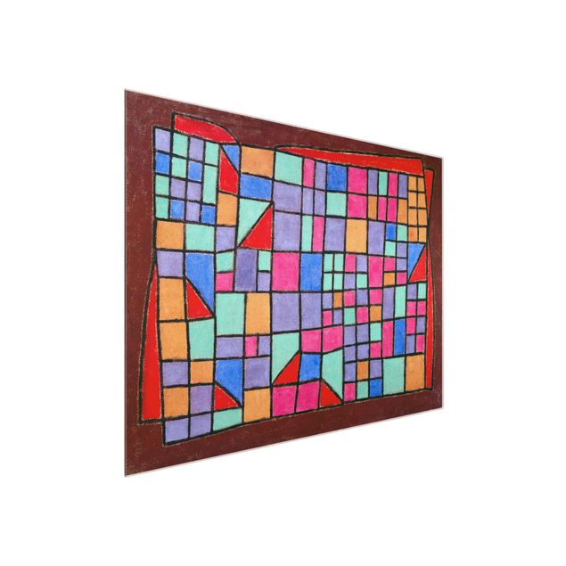 Glasbilder XXL Paul Klee - Glas-Fassade