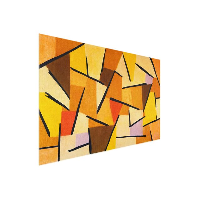 Wandbilder Glas XXL Paul Klee - Harmonisierter Kampf