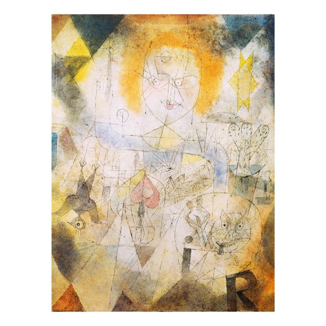 Glasbilder XXL Paul Klee - Irma Rossa