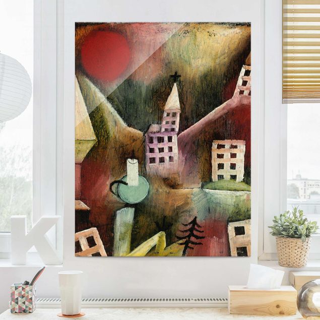 Expressionismus Bilder Paul Klee - Zerstörtes Dorf